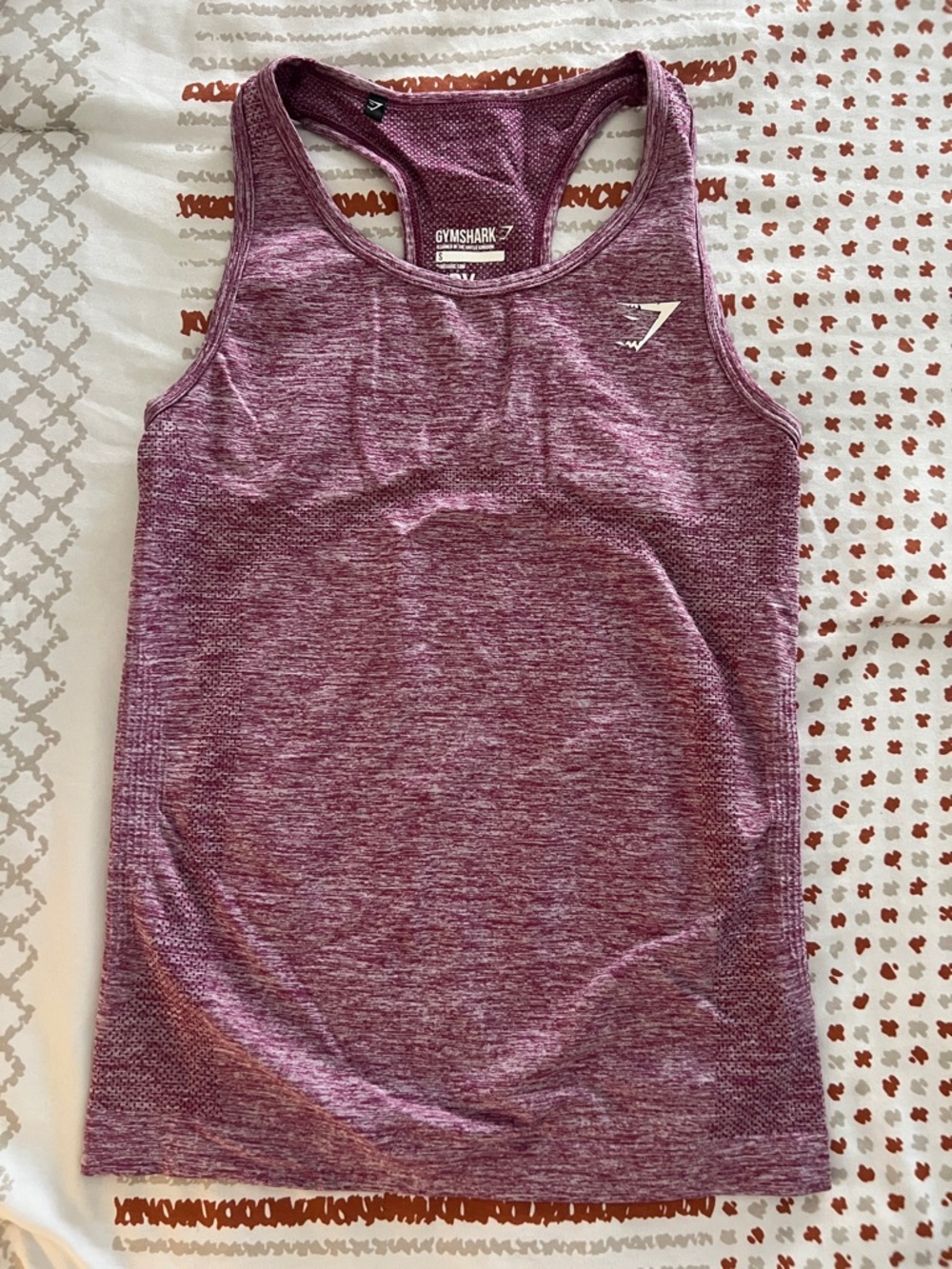 Gymshark Marled Plum Racerback Tank